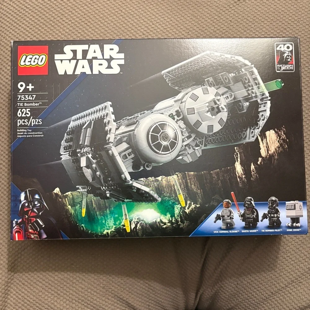 LEGO Star Wars TIE Bomber Building Set - Black and Gray - Picture 1 of 2